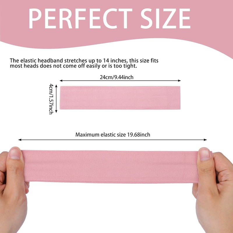 ONEYE Workout Headbands Non Slip Headband Sport Headbands Sweatbands Elastic Sport Hair Bands for Sports Travel Indoor Fitness Gym - Image 4